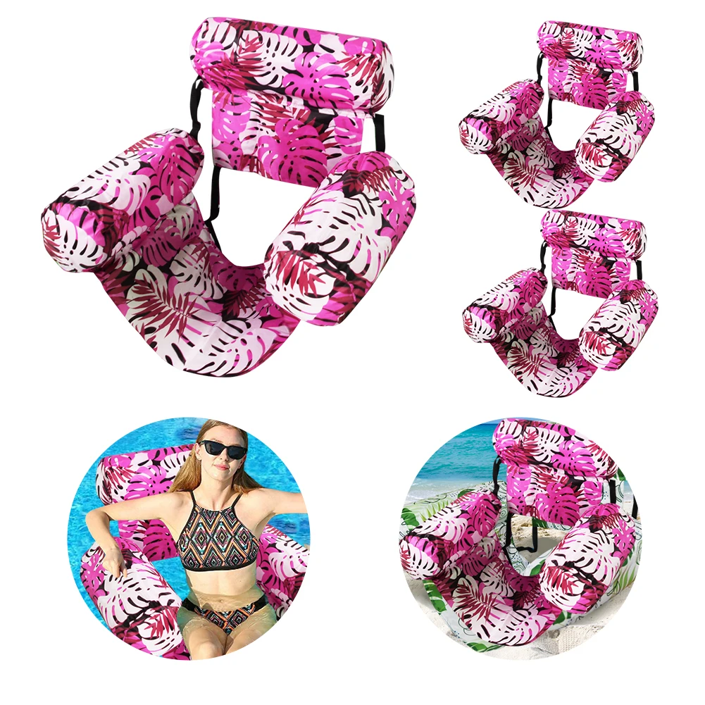 Swimming Pool Inflatable Mattress Water Sports Lounger Inflatable Water Sleeping Bed Floating Lounger Mattress Pool Accessories