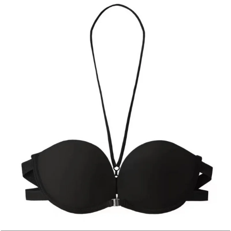 Seamless Underwear Non-Slip Push up Invisible Shoulder Strap Bra TikTok Little Red Book One Piece Small Chest Beauty Back Women'