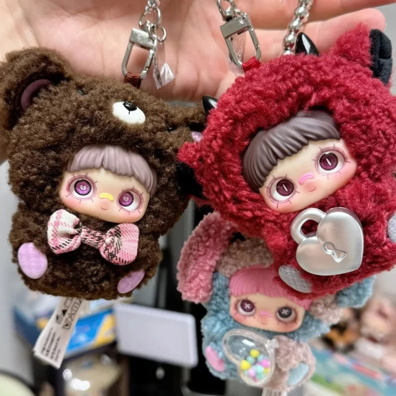 정품 메이메이 러브 엔들리스 블라인드 박스 장난감 귀여운 인형 미스터리 박스 소녀 가방 펜던트 인형 생일 남자친구 생일 선물