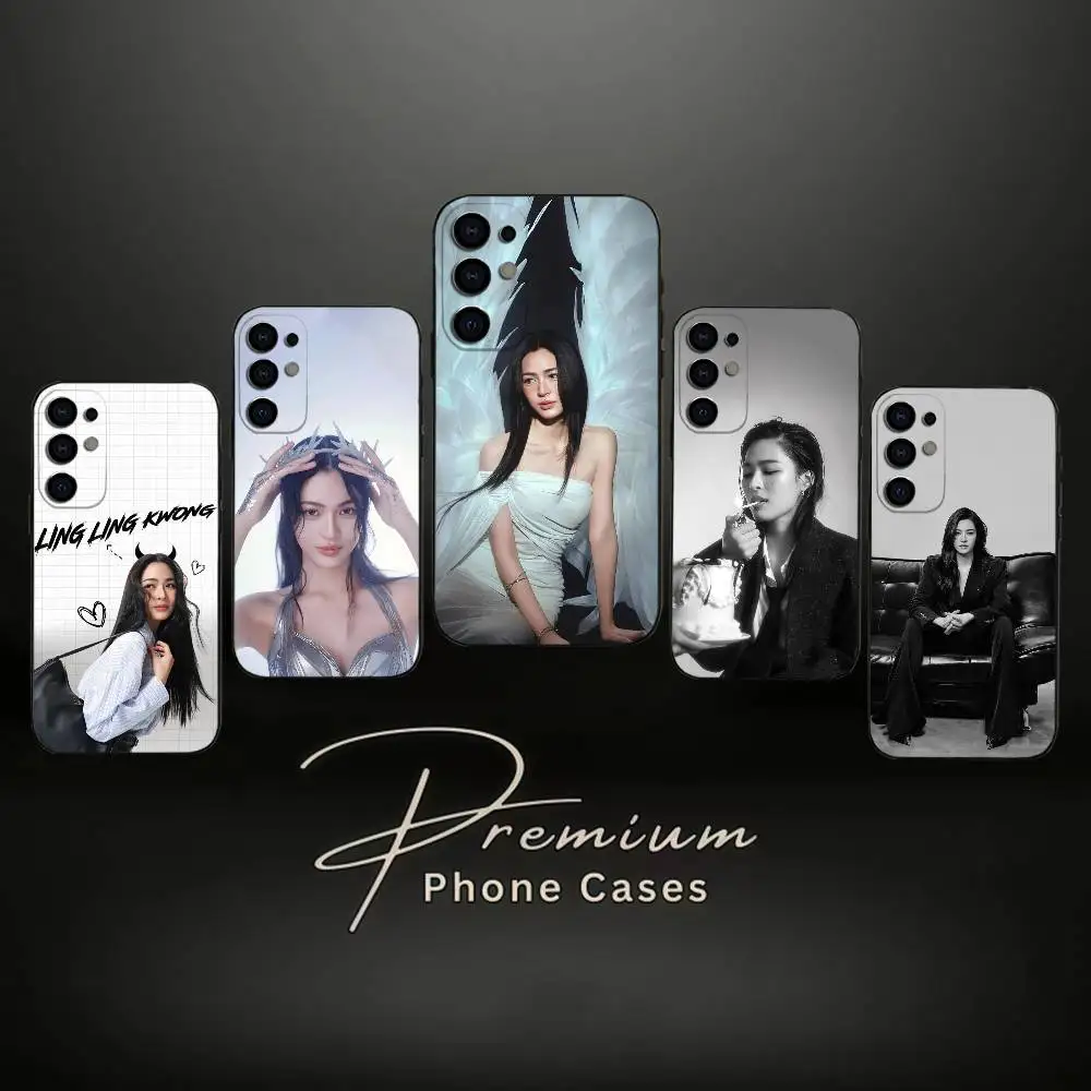 Actress L-Lingling Kwong Phone Case Silicone Soft For Samsung S25,S24,S21,S22,S23,S30,Ultra,S20,Plus,Fe,Lite