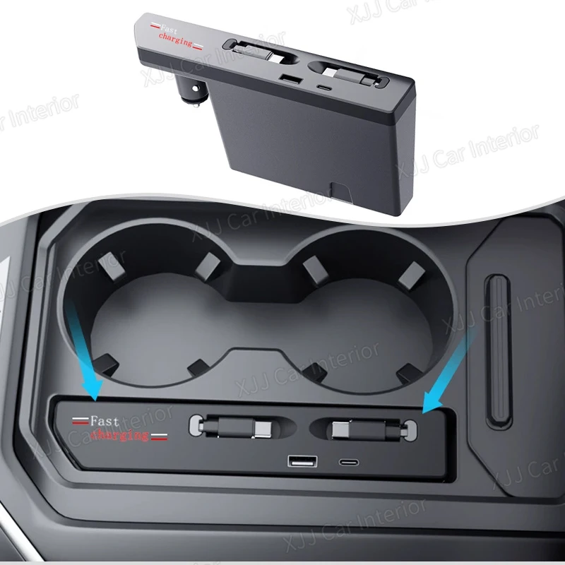 

for Volkswagen Passat B8 2019-2025 Shunt Docking Station Center Console Extender Super Fast Charger Car Modification Accessories