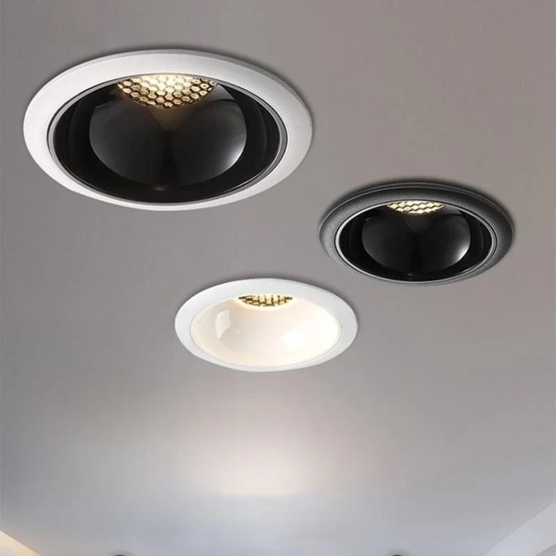 

AC85-265V COB Bulb spot led plafond encastrable LED Downlight Aluminum Ceiling Lamp Corridor Kitchen Home Decoration