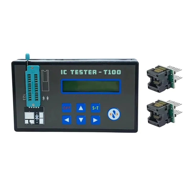 

LED Integrated Circuit Tester Transistor Tester Circuit IC Chip General For Test Logic Chips 74HC 74LS CD40 45/145-A67F