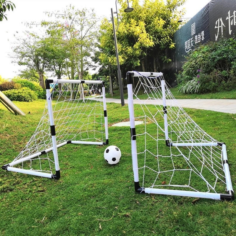 Equipo de entrenamiento de red de fútbol para niños pequeños, cubierta de fútbol portátil emergente y objetivos de entrenamiento