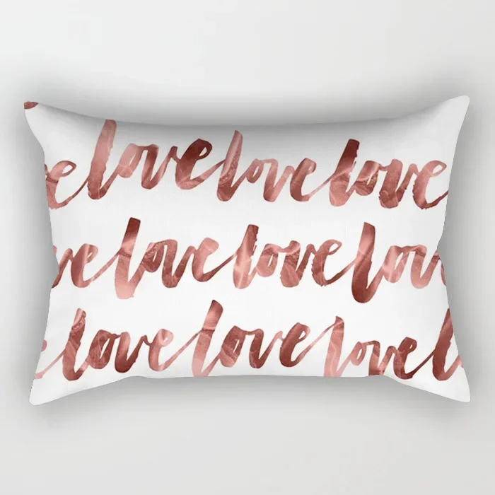 Nordic Pink Simple Style Ins Style Pillow Cover 30x50cm 40x60cm/12x20in 16x24in Office Living Room Lumbar Cushion Cover