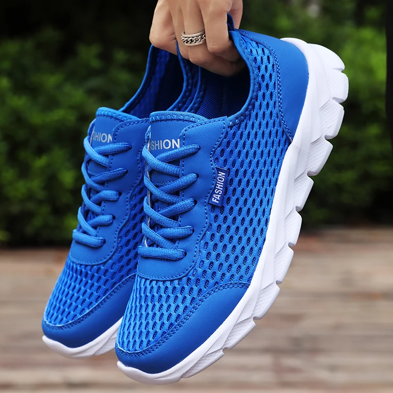 Porosity Summer Men Sneakers High Quality Breathable Casual Shoes Outdoor Non-Slip Man Sport Shoe Lightweight Tennis footwear