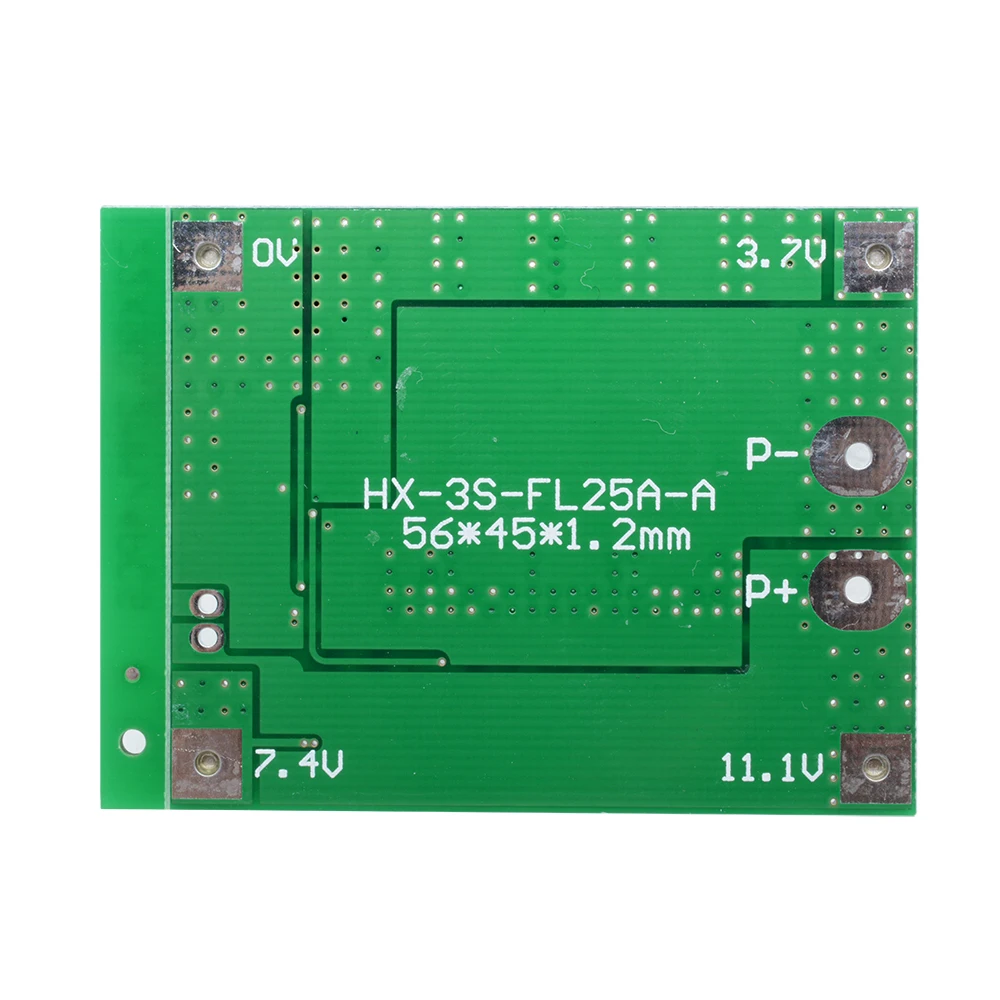3s 25a 18650 Płyta zabezpieczająca ładowanie akumulatora litowo-jonowego Wyrównanie modułu Wyładowanie przed przeładowaniem i ochrona nadprądowa Bms