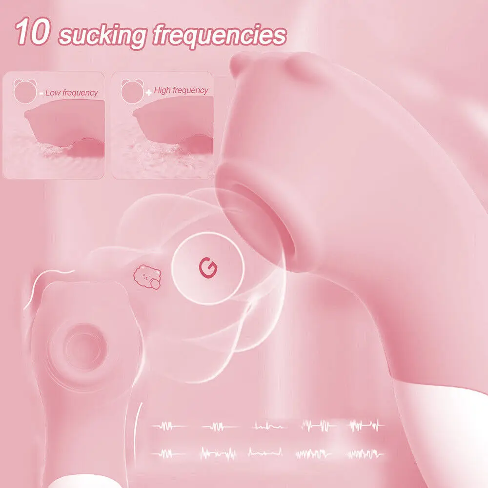 Clit Sucking Vibrator 10 Speed Vibrating Sucker Oral Suction Nipple Clitoris Stimulator Sex Toys For Women Masturbator Product - Image 2