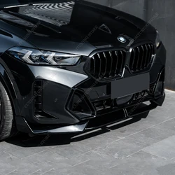 For Bmw X6 G06 M Performance Style Front Bumper Splitter Lip Spoiler Diffuser 30d 40i 40d M60i M Sport 2023 2024+ Bodykits