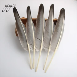 New 10pcs/lot Natural Goose Feather 12-14inch/30-35cm Feathers For Crafts Plume Clothing DIY Wedding Decor Accessories Plumas