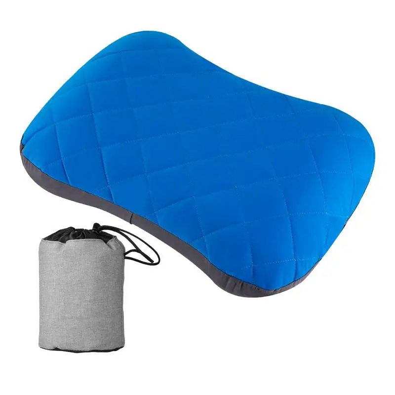 Outdoor Portable Inflatable Pillow Travel Camping Pillow For Travel Backpacking Fishing Beach Camping Equipment