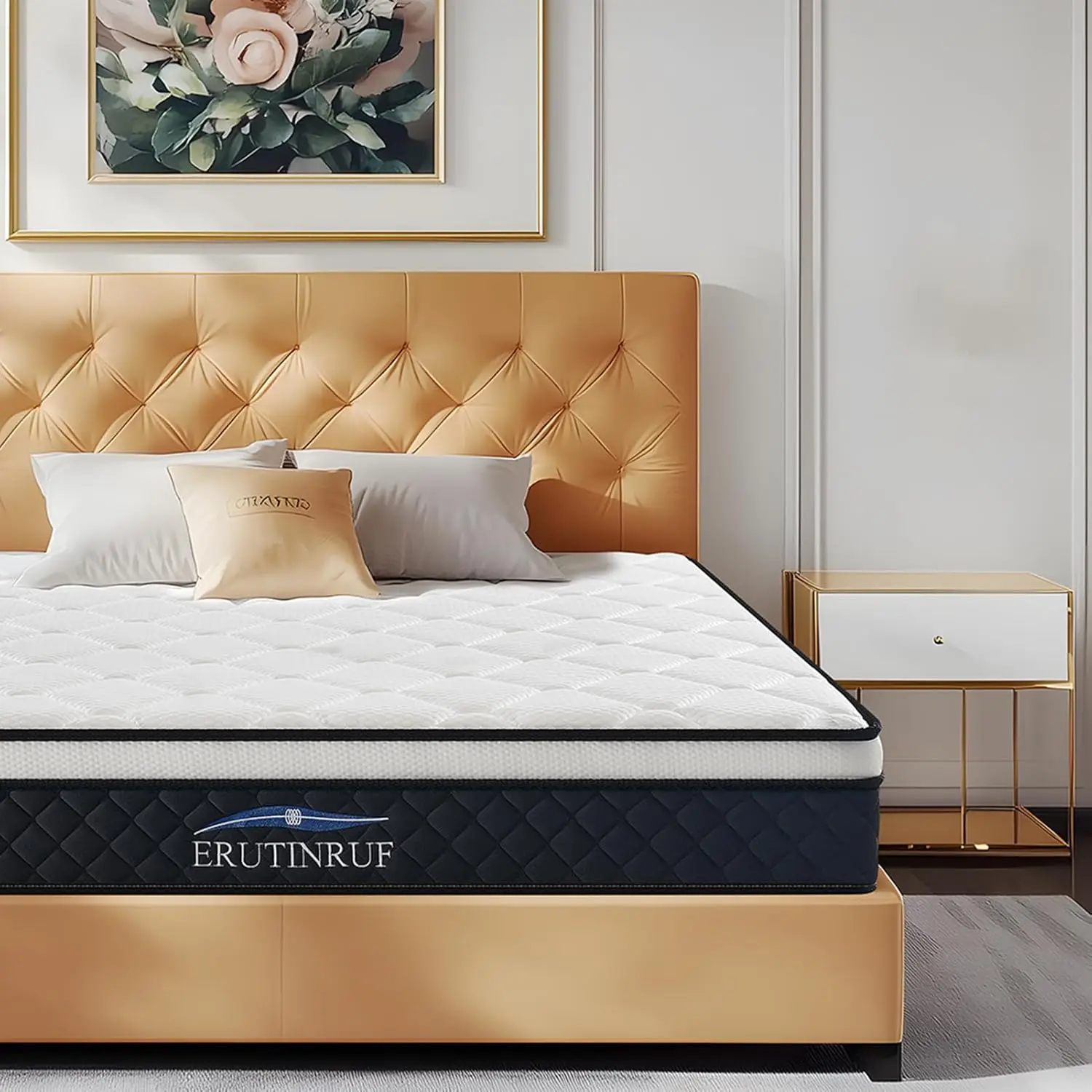Queen Size Mattress 12 Inch Memory Foam Hybrid Motion Isolation Pressure Relief Colchones Queen Size Bed