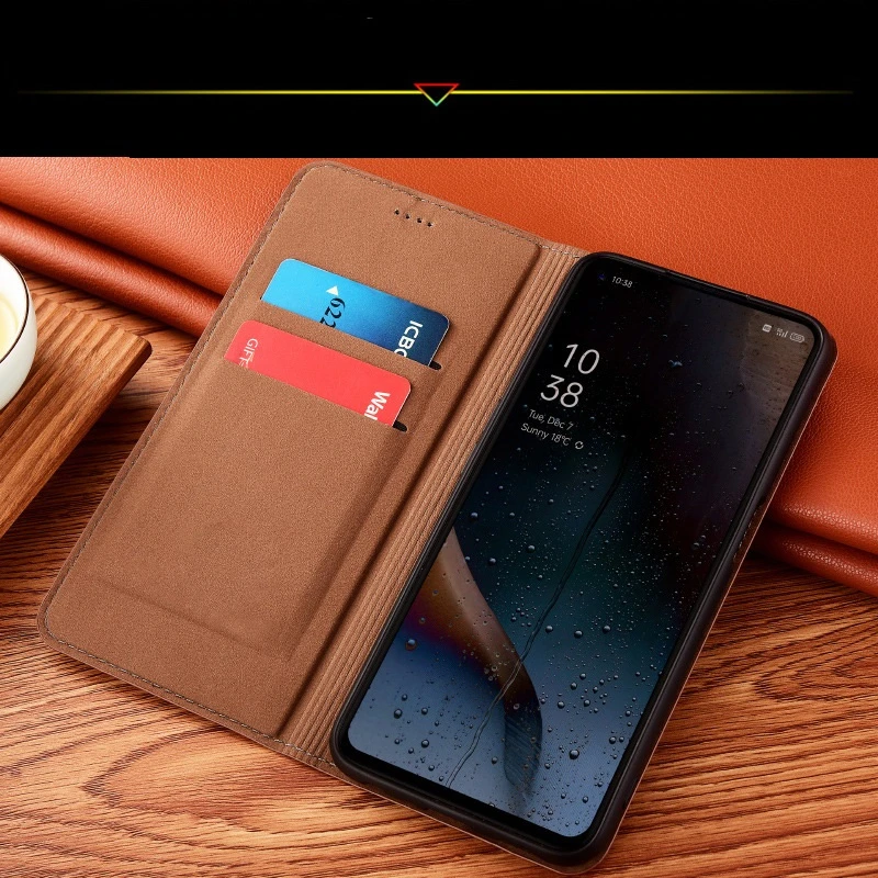 Business Genuine Leather Phone Case For iPhone 15 Pro Max 11 12 13 14 Pro Max 15 Plus 12 13 Mini Card Slots Wallet Flip Cover