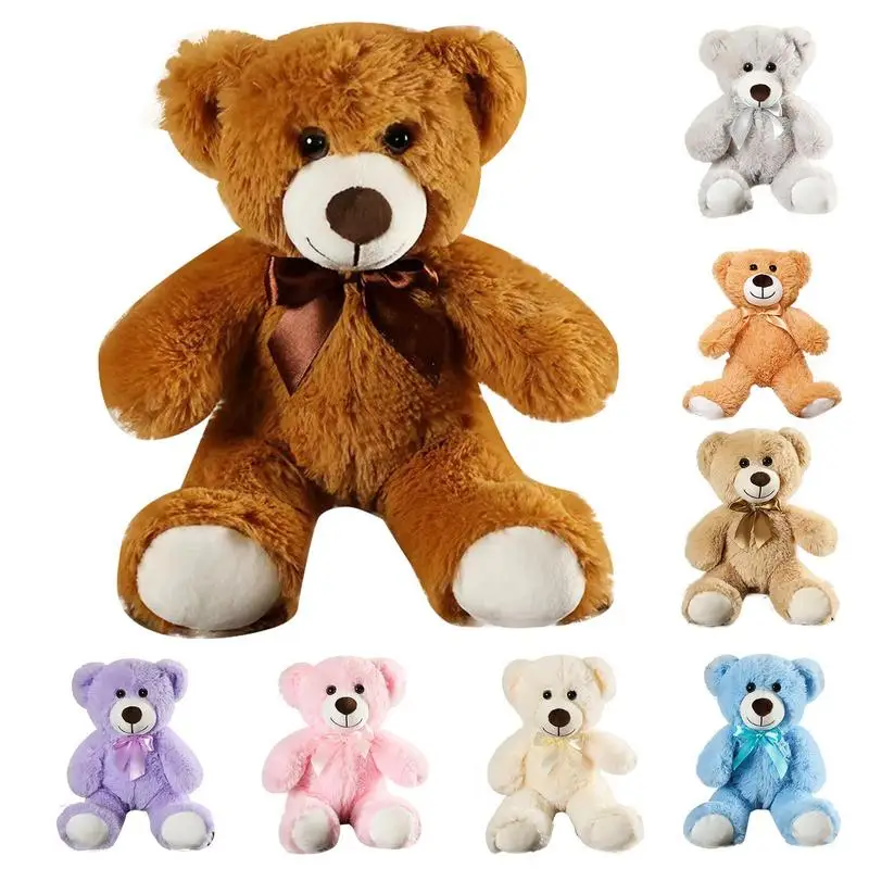 

Fun And Cute Bear Stuffed Animal Cuddly Cartoon Bear Plush Toy Perfect For Bedroom Decoration Cute Bear For Kids Game Room Play