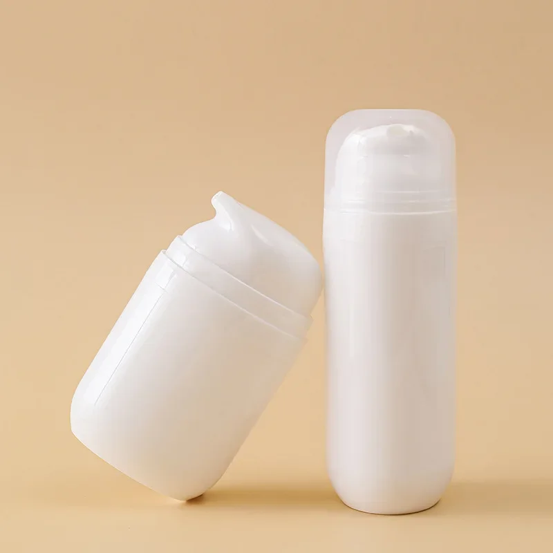 

10/20/30pcs 50ml/100ML Vacuum Bottle PP Oval Lotion Subpackage Bottles Portable Travel Subpackage Essence Containers