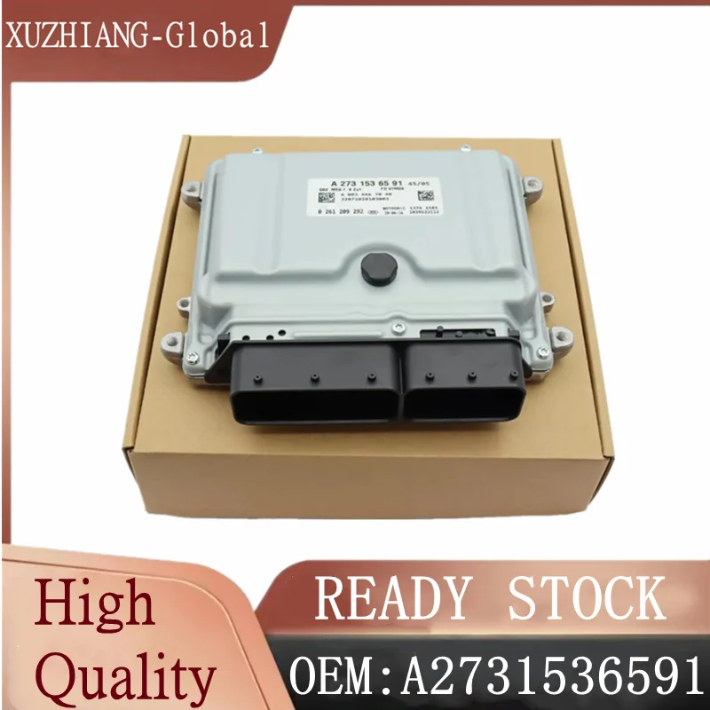

Brand New ECU Engine Control Module A273 series A2731536591 2731536591 is suitable for Mercedes Benz S500 R500 GL450 ECU ME9.7