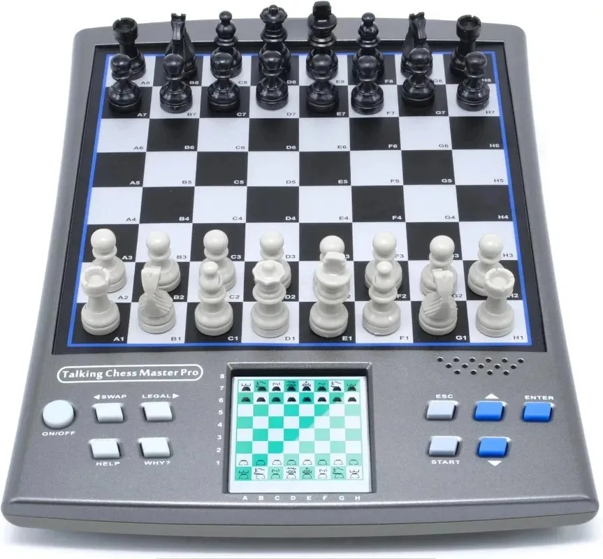Dual Player Smart Electronic Chess Board 14 In 1 Multi Function Game Set Two Language Modes
