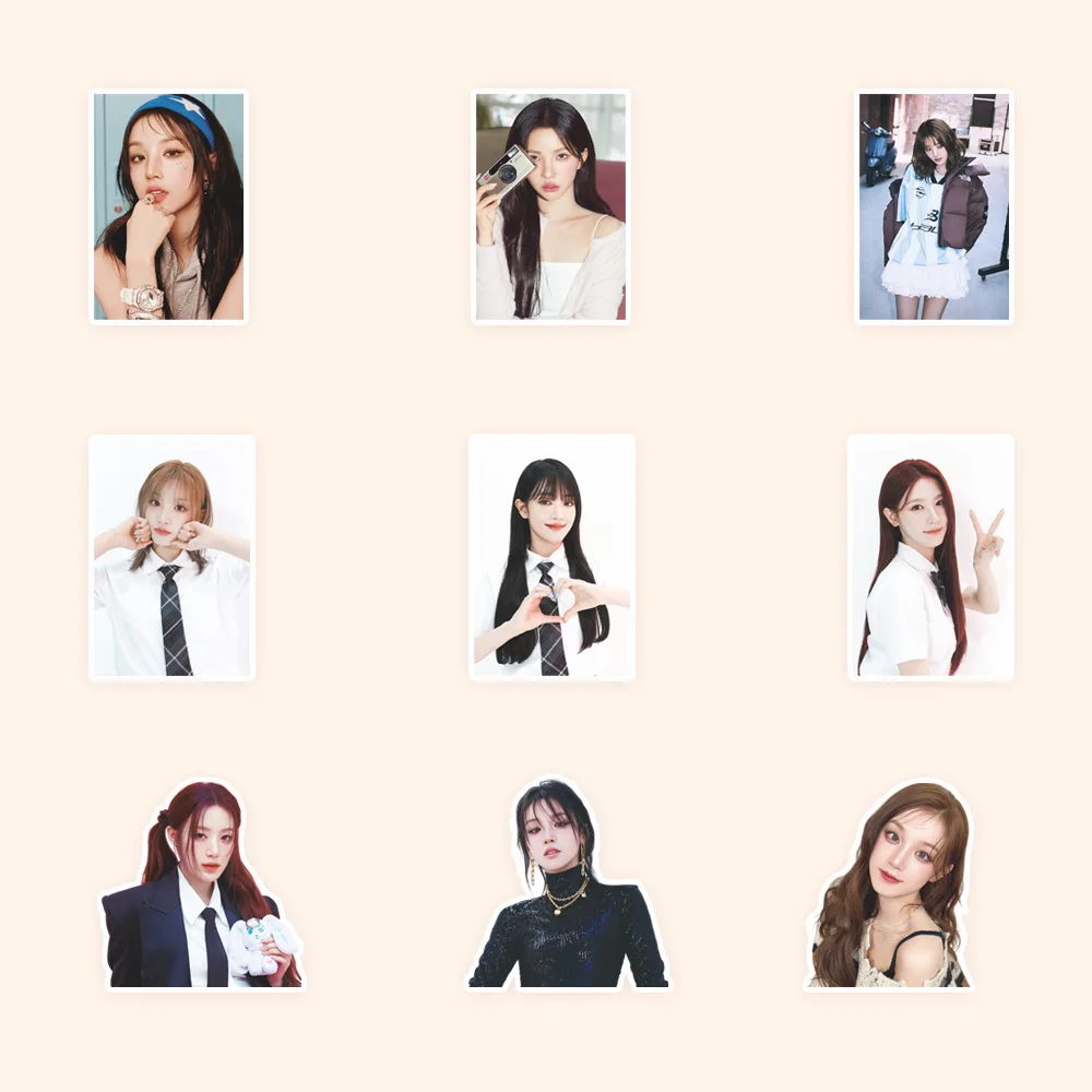 (G)I-DLE Idol New Album Lovley Bakeshop Decoration Scrapbook Laptop Sticker MiYeon Minnie SoYeon YuQi ShuHua Sticker Fans Gift