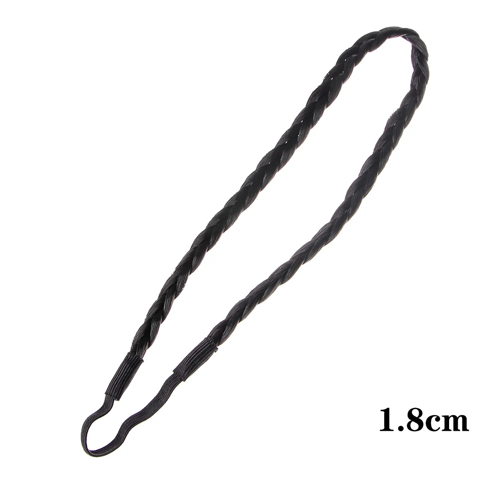 

Princess Girls Hair Accessories Head hoop Women Elastic Synthetic Wig Hair Bands Braided Headband Twisted Wig Headband