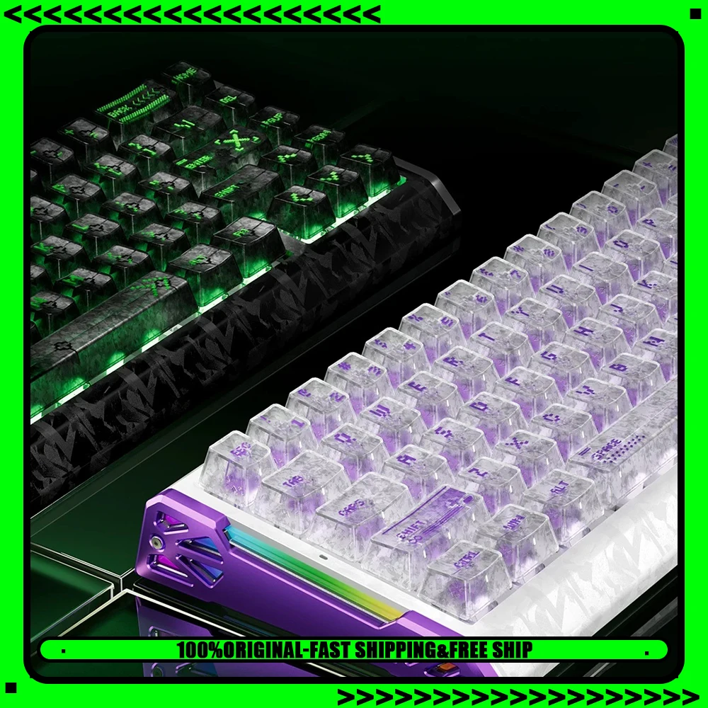 Technology ZERO68 Wireless Keyboard Three Mode Connection E-sports Keyboard 8000Hz Polling Rate Hall Sensor Pc Accessories Gifts