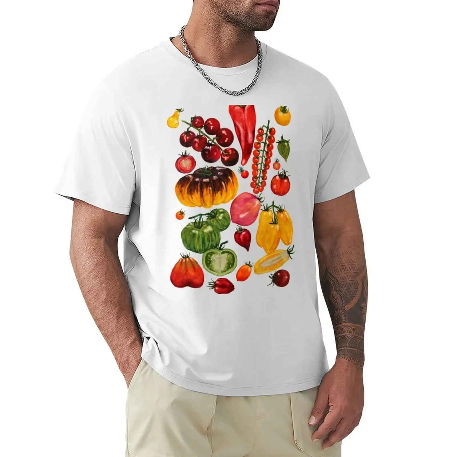 Heirloom Tomatoes T-Shirt sweat graphic t shirt vintage designer shirts cotton graphic tees mens designer t shirt