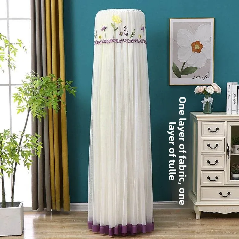 modern-simple-style-air-conditioner-cover-dustproof-cylinder-stand-type-round-cabinet-design-for-3-horses-i-shang-2-generation