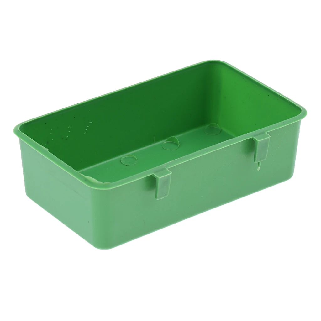 Paquete de cuencos colgantes para comida, jaula de alimentación de agua, loro, palomas, taza alimentadora, 10 paquetes
