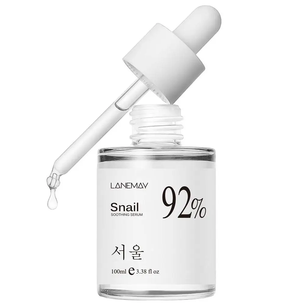 100ml 92% Snail Soothing Facial Essence Multi in One Serum Care Face Moisturizing and Hydrating Skin E6K8