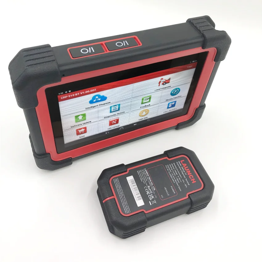 OD قارئ السيارة Lnch X431 CRP919E BT أداة مسح ضوئي اختبار نشط إعادة تعيين وظيفة CANFD DoIP 12 فولت آلة تشخيص السيارات