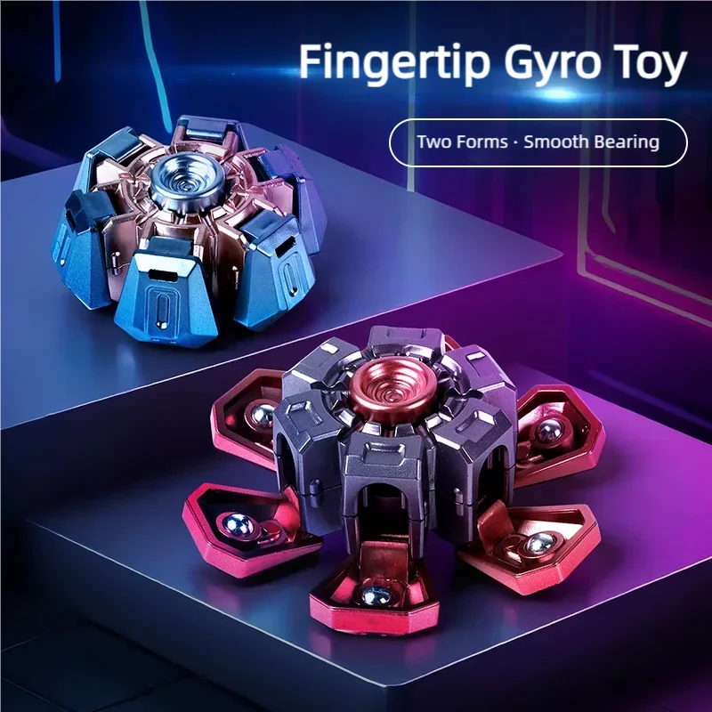 指先メカジャイロスコープ クールなテクノロジーセンス 競争力のあるストレス解消グッズ メカニカル変形玩具