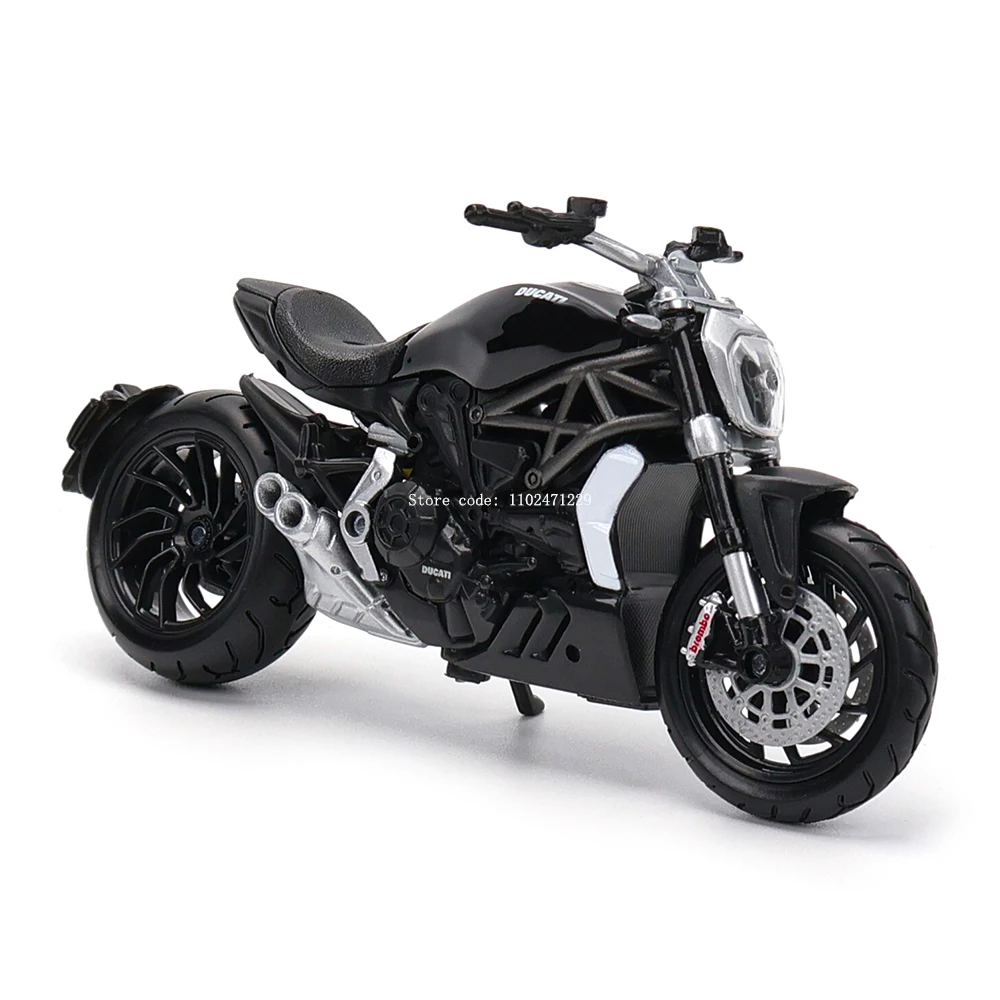 Bburago 1:18 alloy motorcycle Ducati X Diavel S Honda Suzuki GSX-R1000 R 2021 authorized  model toy car gift collection