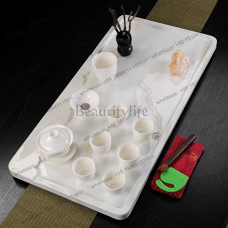 Best Sellers Nordic Marble Tea Tray Decorative Drainage Small Nordic Pot Drip Valet Tea Tray Rustic Hospitality Bandejas Home De