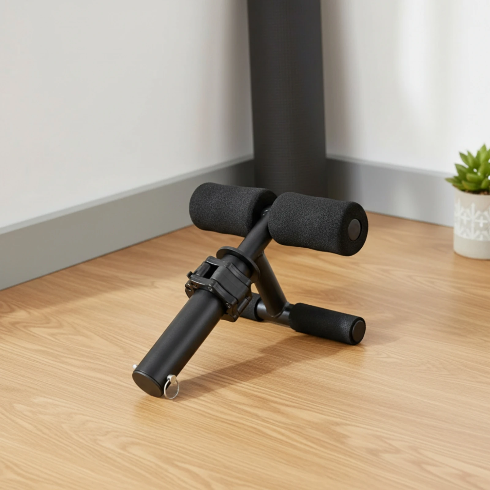 Home Gym In Apartment - フォームパッド付きレッグデベロッパー、フィットネス愛好家、ホームジム、アパート向けの鋳鉄製エクササイザー