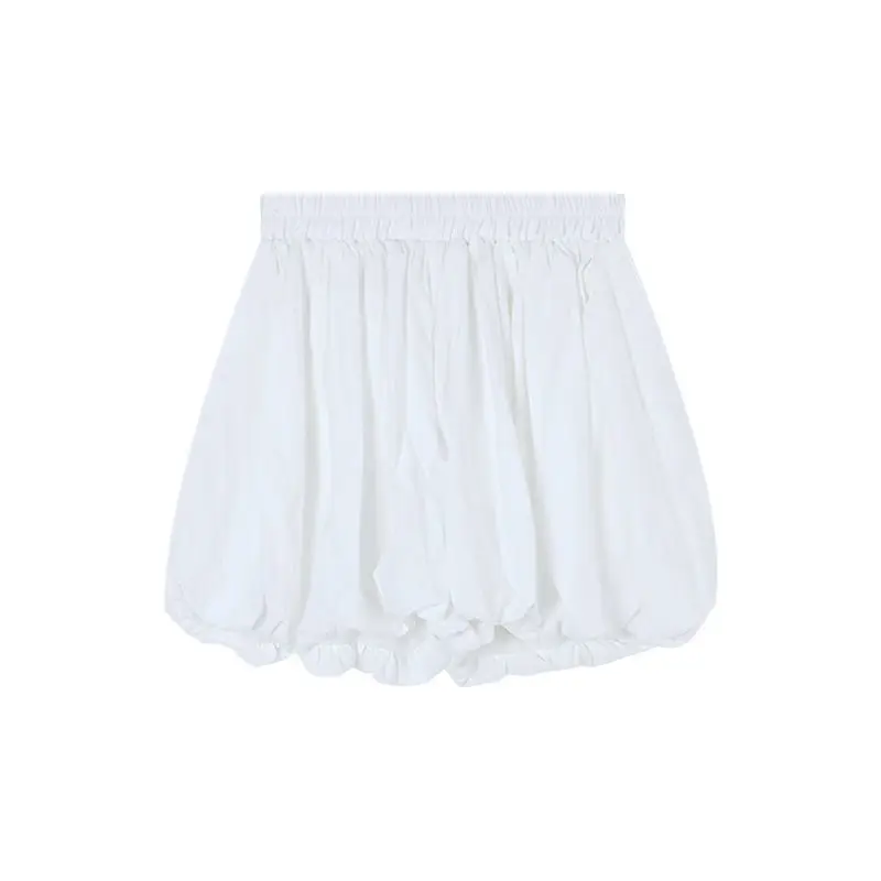 Women Strictly Selected  White Bud Skirt A Skinny Bustier New Japanese Anti-travel Summer Half-length Skirt Breathable Skirt