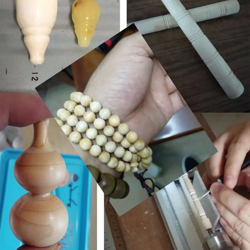 Tornio in miniatura per la lavorazione del legno Piccolo strumento fai-da-te efficiente per punzonatura di fori di braccialetti di perline di Buddha per auto
