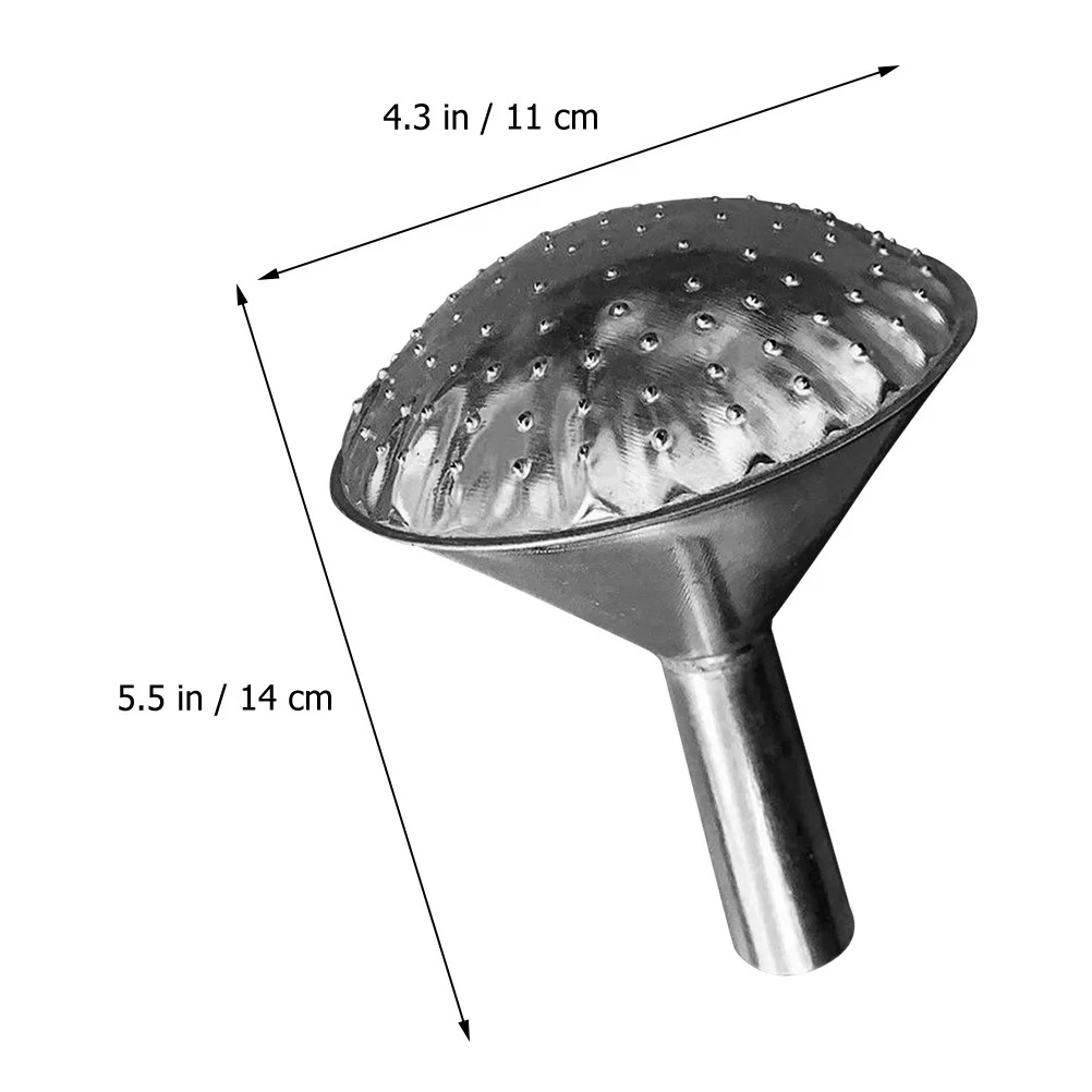 

High Quality Stainless Steel Watering Can Sprinkler Attachment 11cm Long Spout Replacement Head for Flower Plant Care Tools