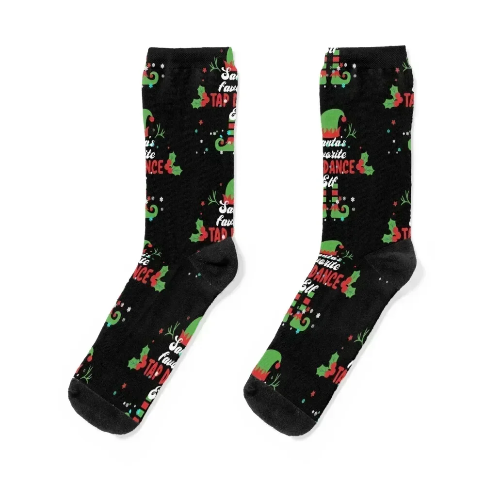 Tap Dance Christmas Elf - Tap Dancing Socks Christmas japanese fashion hiking Soccer Socks Women's Men's