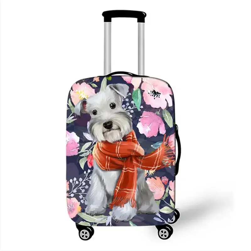 Dog Print Luggage Cover Printing Dustproof Water Splash Elastic Trolley Protective Cover Thickened Cartoon Suitcase Cover