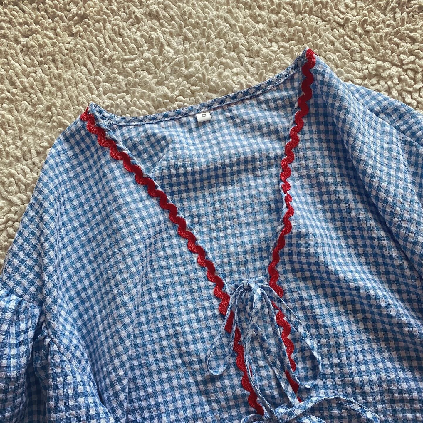 Loose Fit Holiday irt con cintura a cuore ket Plaid Lantern Sve Donna Busin Casual Long Sve V-Ne irt
