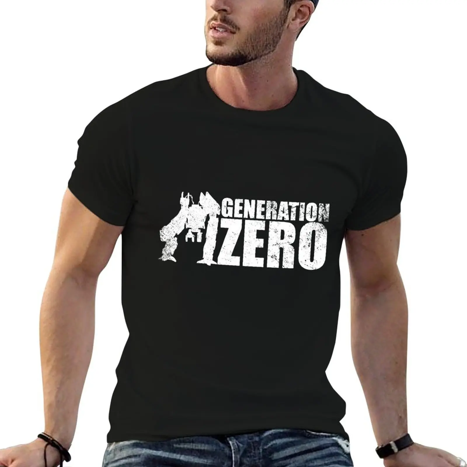 

Generation Zero Game T-Shirt men t shirt cotton 100% t shirts for man cotton T-Shirt