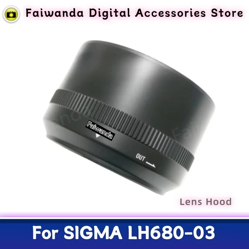 

New Original Genuine Front Lens Hood LH680-03 For SIGMA 105mm F2.8 DG MACRO HSM OS Lens (62mm) 105/F2.8