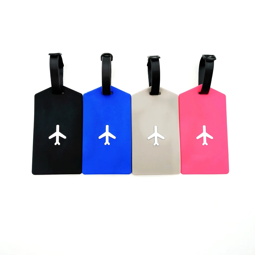 1pc airplane shaped luggage tag, hang tag, business trip, airport luggage, anti loss ID tag, name tag tag, unisex