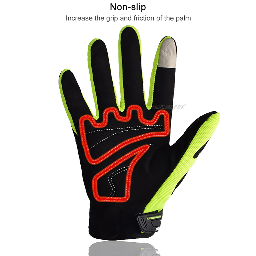 Suomy Summer Breathable Full Finger Motorcycle Gloves Wear-resistant Touch Screen Moto Biker Gloves Motocross Racing Luvas Moto