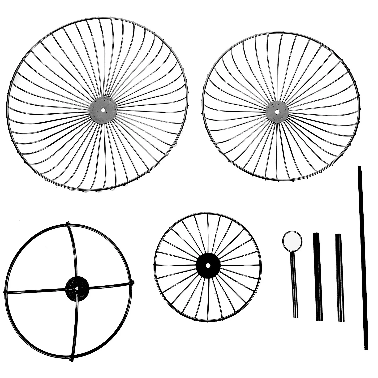 

3 Tier Metal Kitchen Vegetable Snack Organizer Stand Wire Tiered Iron Food Holder 3-Layer Storage Rack Bread Vegetable Serving