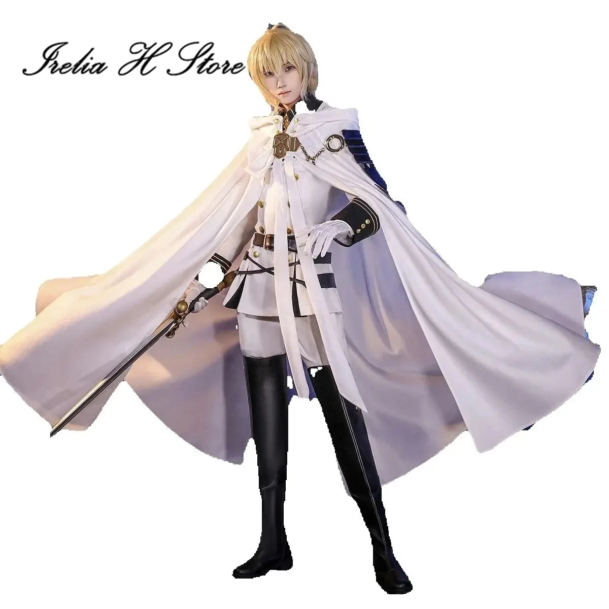 

Irelia H аниме Серафим конца Микаэла Хякуя косплей костюм Микаэла Хякуя униформа костюм мужские костюмы на Хэллоуин