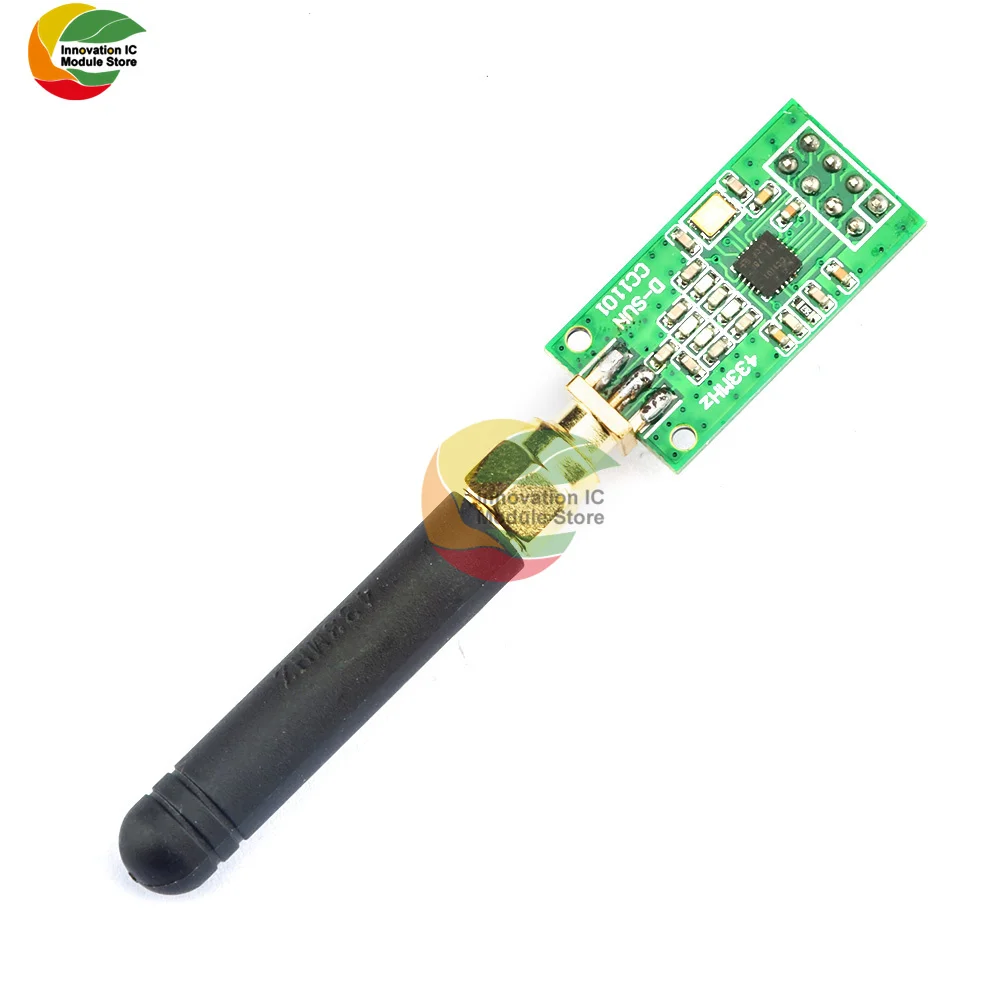 CC1101 Wireless RF Transceiver Board Module 315/433/868/915MHZ+SMA Antenna Wireless Module Supports 2-FSK GFSK or MSK Modulation