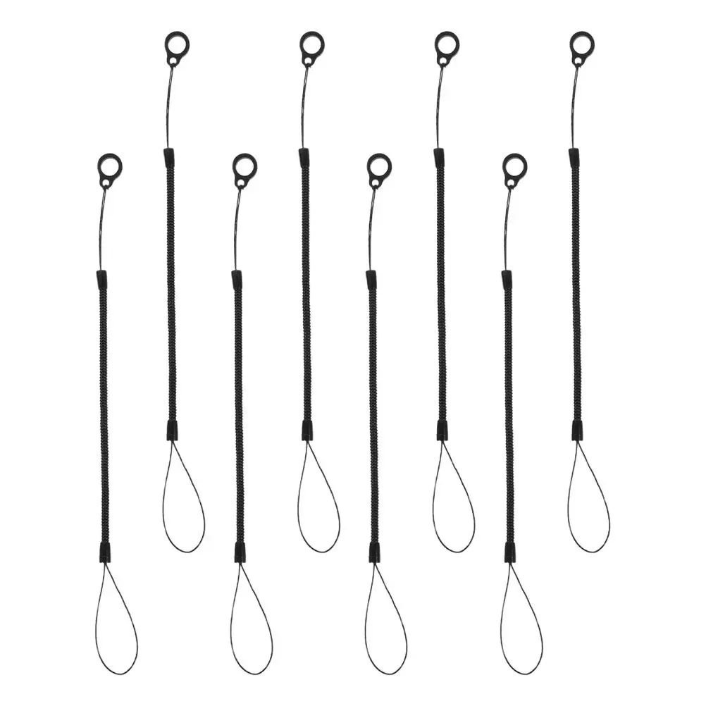 8 pcs Badge Holder Id Card Halloween Christmas New Year Coiled Lanyard Cashier Engines Engineer Engineering Pen