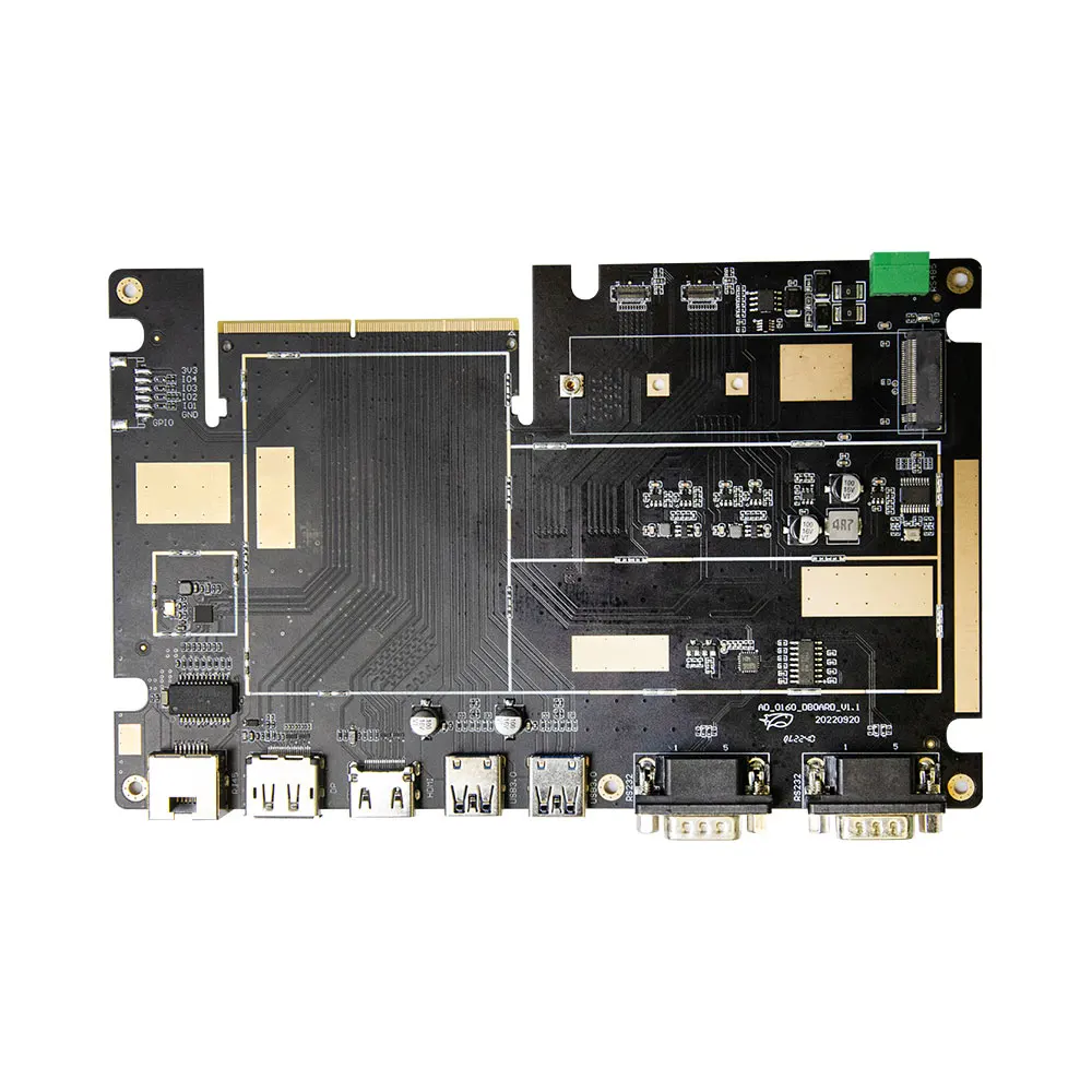 Android RK3588 industrielle Werbebox Computerarm eingebettetes industrielles Android-Board Dual Lan HD Video-Eingang und -Ausgang
