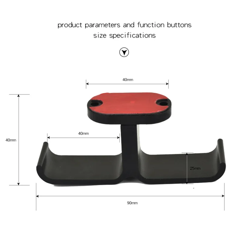 Rotatable Headworn Piano Earphone Stand Office Desk Storage Earphone Hanger All Aluminum Alloy Multi Functional Hook