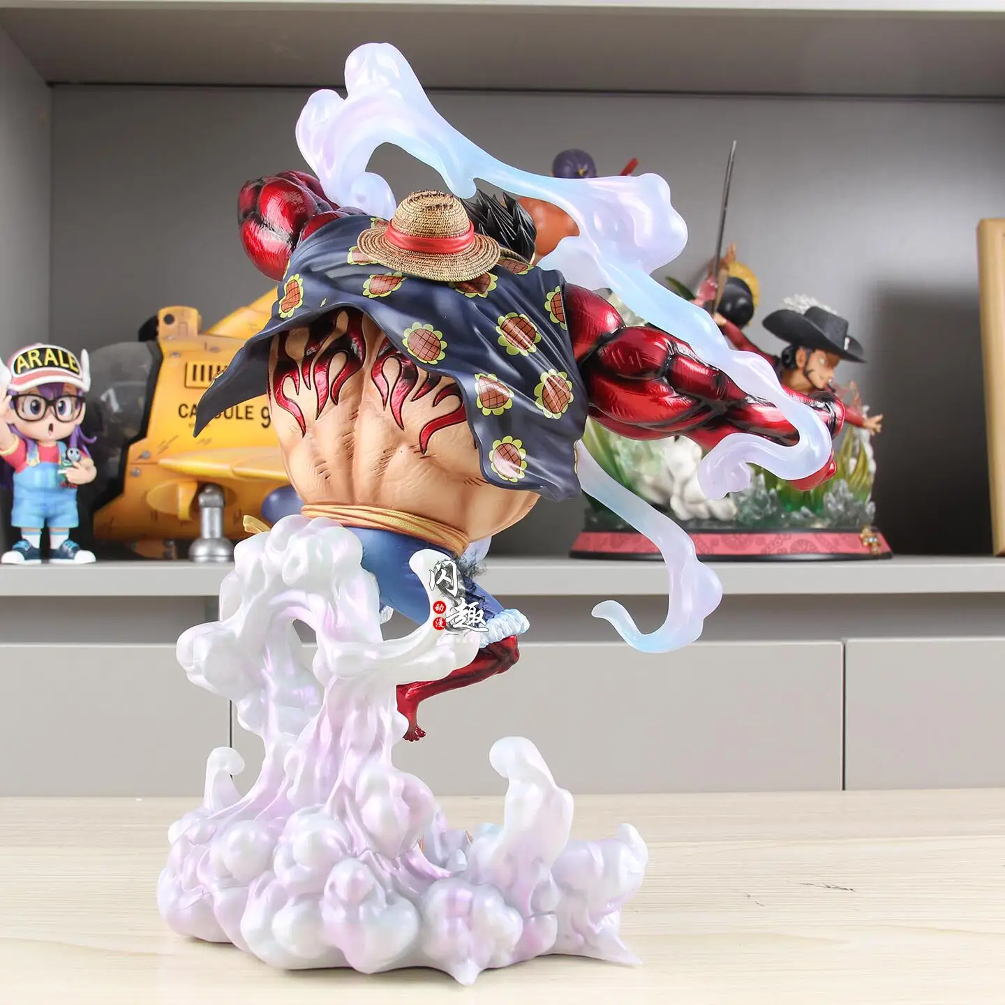 One Piece Monkey D Luffy Gear 4 Onigashima GK Statue Anime Action Figure Collectible Model Desktop Ornament For Anime Fans - view 5